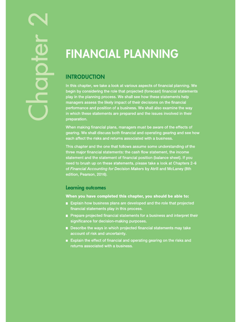 Financial Planning PDF