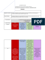 Primaria Formato Proyecto Comunitario Comprensión Lectora