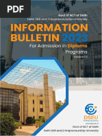 DSEU Admission Brochure 2026 Final | PDF | Academic Degree | University