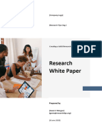 Sample Research White Paper