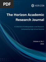 Horizon Academic Research Journal Vol. 4 No. 1 | PDF | Artificial ...