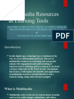 Multimedia Resources As Learning Tools