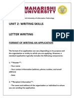 Unit 2 Writing Skills
