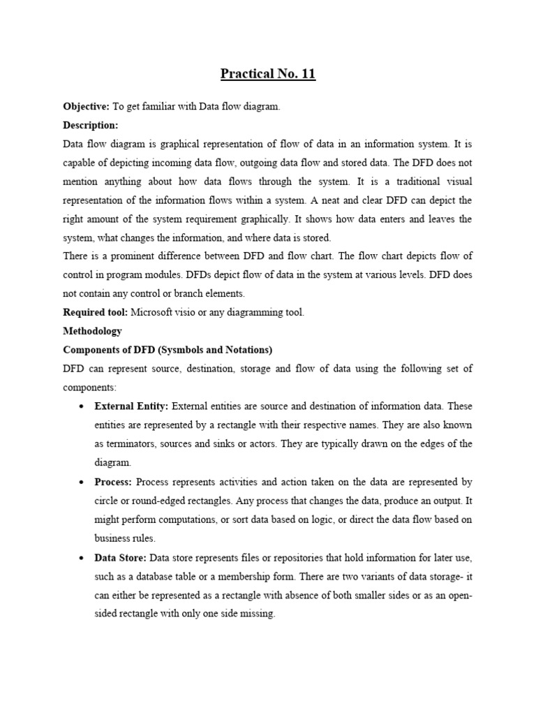 Data Flow Diagram Overview and Levels | PDF | Systems Engineering ...