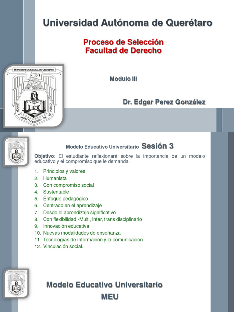 Modulo III Modelo Educativo | PDF | Plan de estudios | Maestros