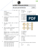 Cell Cycle and Cell Division - DPP 03 - Arjuna NEET Fastrack 2024