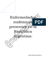 Enfermedades Endemicas de Argentina - 2023