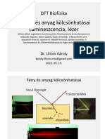 DFT23z Biofizika2 Lumineszcencia