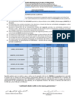 Cronograma de Evaluaciones Bachillerato II Periodo