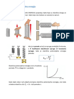 Elastična Potencijalna Energija