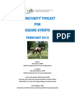 Annex 11 - FEI Biosecurity Toolkit For Equine Events