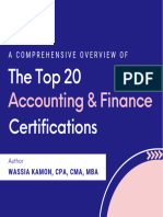 Top 20 Accounting and Finance Certifications