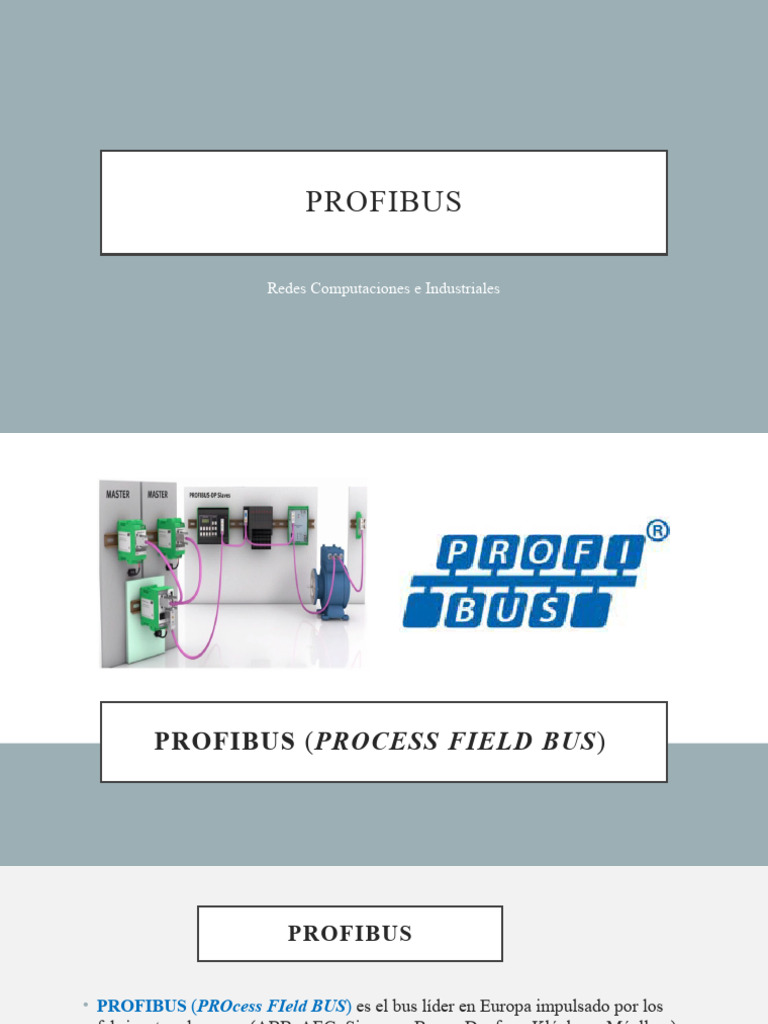 Introducción a PROFIBUS y sus Protocolos | PDF | Controlador lógico ...