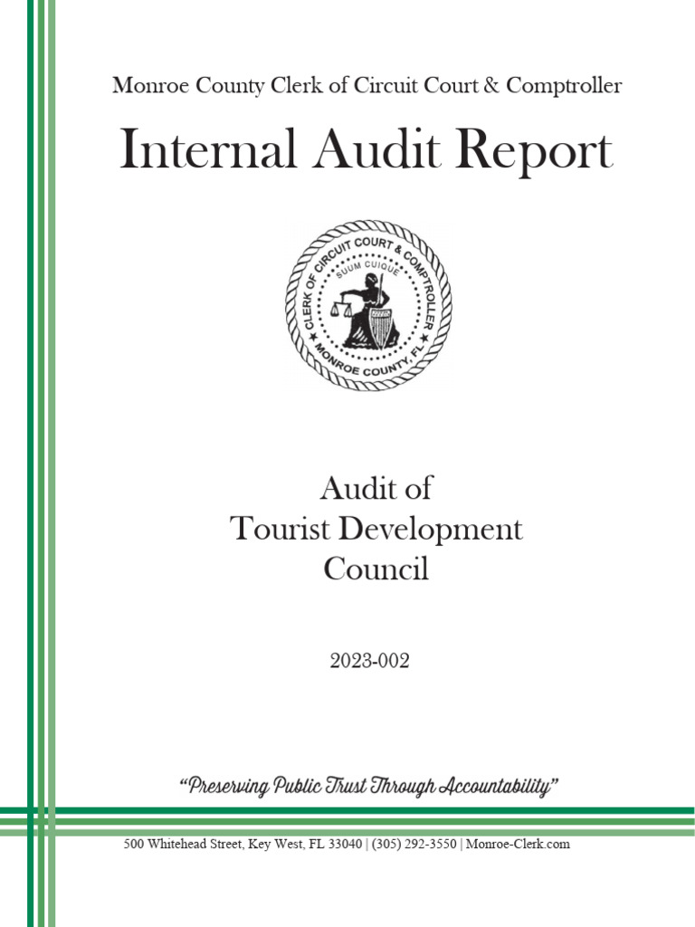 TDC Audit | PDF | Receipt | Internal Control