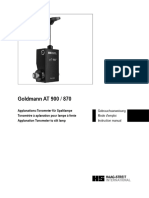 Haak-Streit Tonometer AT900 - User Manual