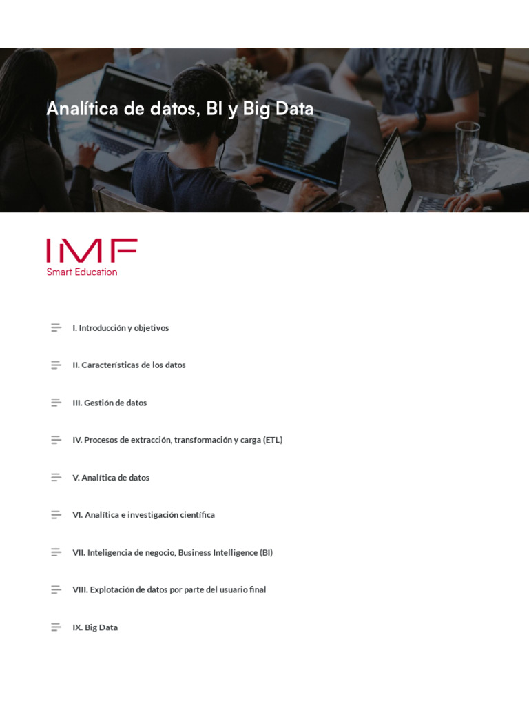 Analítica de Datos y BI en Empresas | PDF | Inteligencia de negocios ...