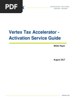 Vertex Indirect Tax Accelerator For SAP Activation Guide PDF