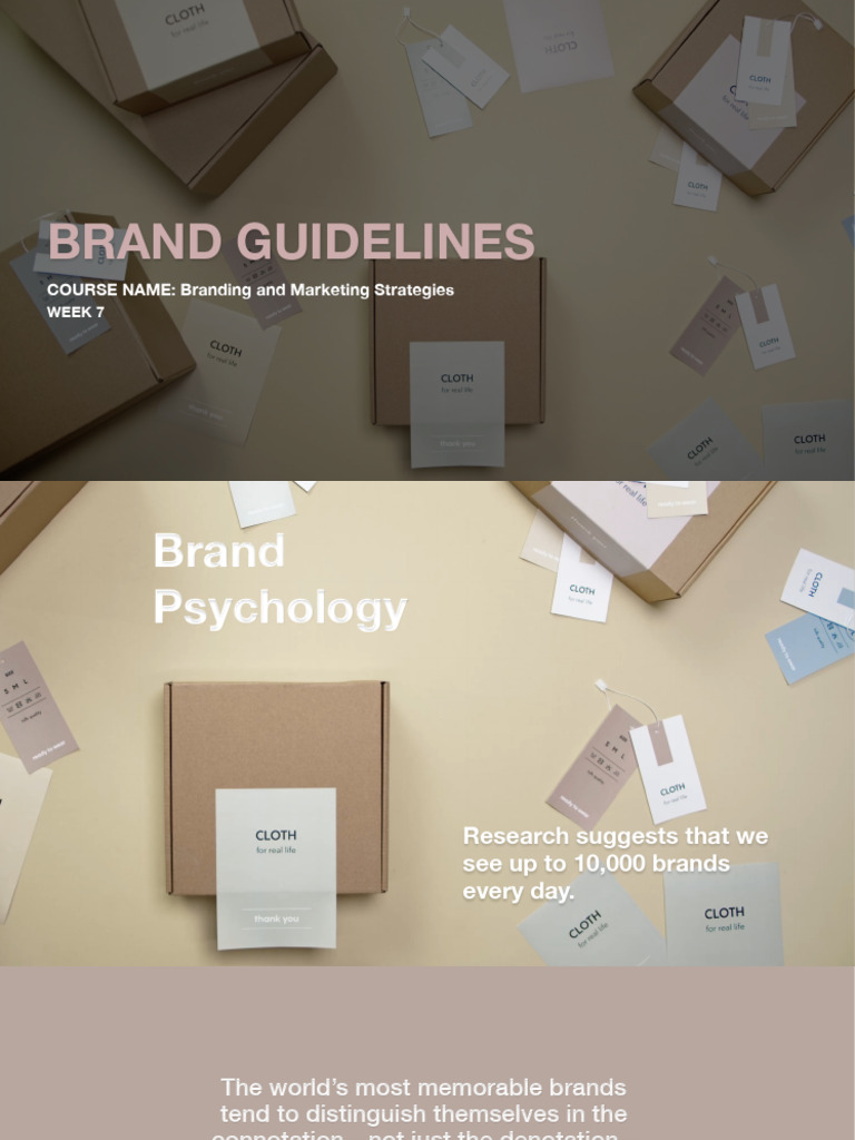 WEEK 9 Brand Guidelines and Adobe XD PDF Typefaces Brand