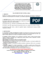 Plan de Prevención de Caídas Editable