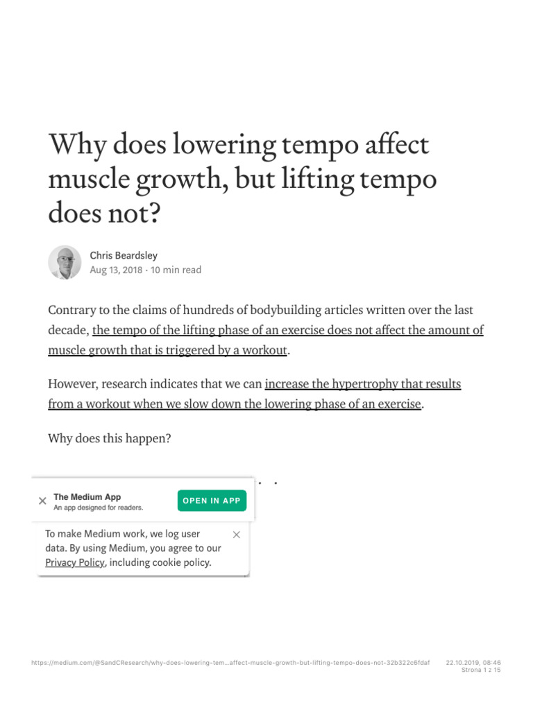 why-does-lowering-tempo-affect-muscle-growth-but-lifting-tempo-does-not