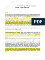 Translate Case Report Suspected Endodontic Failure in A Patient With Cleidocranial Dysplasia