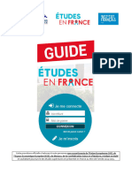 Guide - Etudes en France - 2024-2025