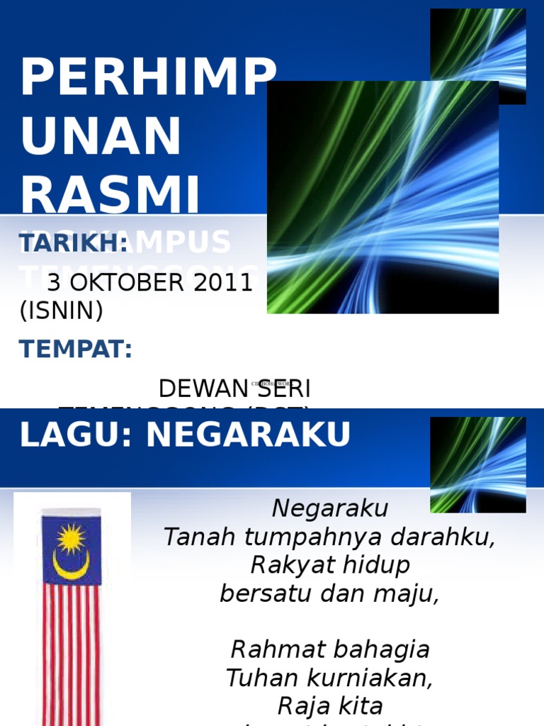 Slid Perhimpunan Rasmi Ipg-Kti | PDF