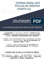 Unidade 1 - Teoria Geral Dos Títulos - Parte 3