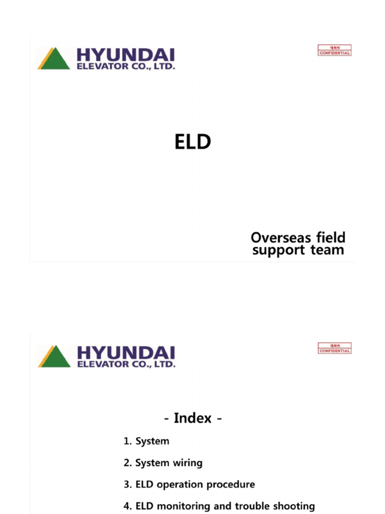 Hyundai Elevator ARD Manual | PDF