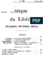 La Critique Du Libéralisme (Tome 12)