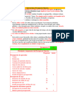 Instrucciones Presupuesto Maestro. Muy Importante Yaquenose Podrá Evaluar Por El Sistema Diseñado, Lo Que Por Favor Colaborar en Este Sentido