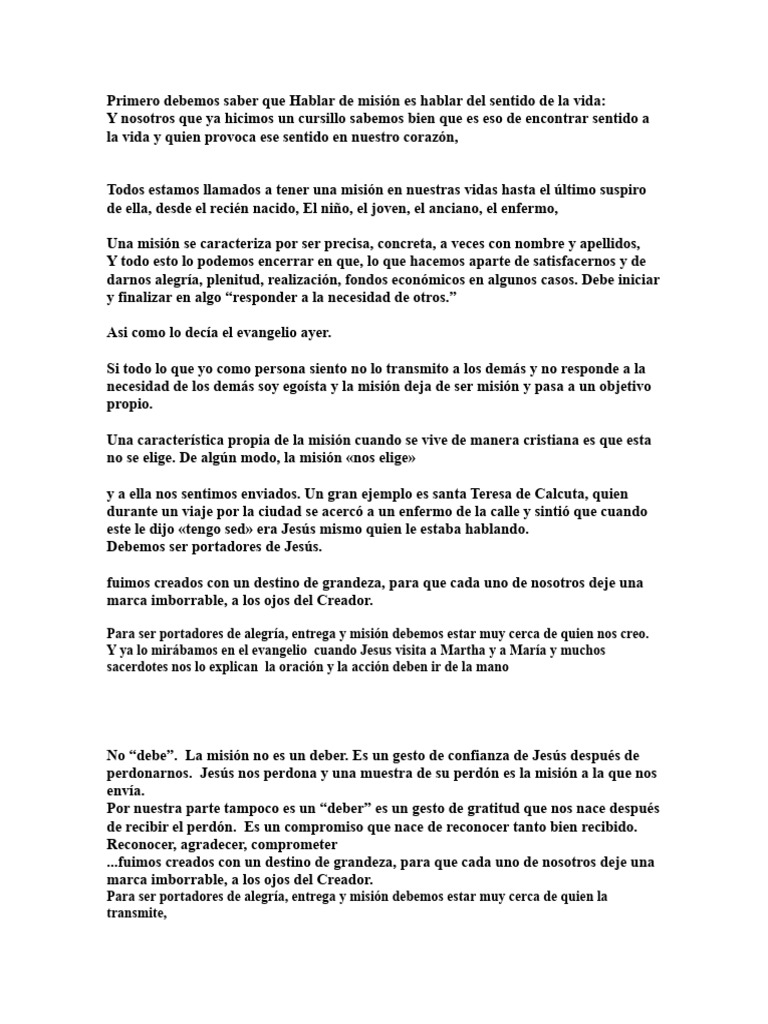 Cursillo | PDF
