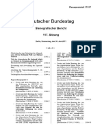 Deutscher Bundestag: Stenografischer Bericht 117. Sitzung