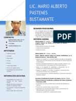 2.-Curriculum Vitae Lic. Mario Alberto Pastenes Bustamante