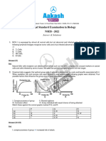 NSEB 2022 Question Paper With Solutions