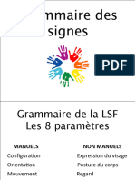Grammaire Des Signes LSF