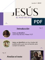 EBNM #2 JESÚS, EL HIJO DE DIOS