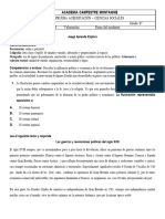 Prueba de Acreditación 8° Sociales I P