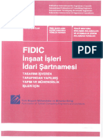 FIDIC - Red Book - Kırmızı Kitap