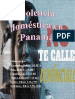 Violencia Domestica en Panamá - Semestral Sociologia