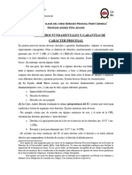 Apunte Derechos Fundamentales y Garantías de Carácter Procesal. Matriz 2