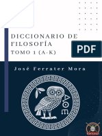 Jose Ferrater Mora - Diccionario de Filosofia Tomo I