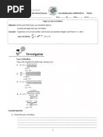 Core Maths 1 2.2 Law 2 of Indices