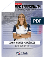 Conhecimentos Pedagógicos - Semec Teresina - 01 11 2023