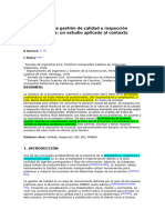 Problemas en La Gestión de Calidad e Inspección Técnica de Obra DESTACADO