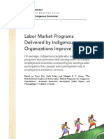 Labor Market Programs Delivered by Indigenous Organizations Improve Earnings