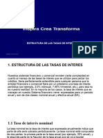 Tasas de Interes