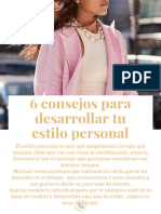 6 Consejos para Desarrollar Tu Estilo Personal