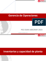 Gerencia de Operaciones: Pee Esan Abr/May 2023