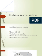 Ecological Sampling Methods
